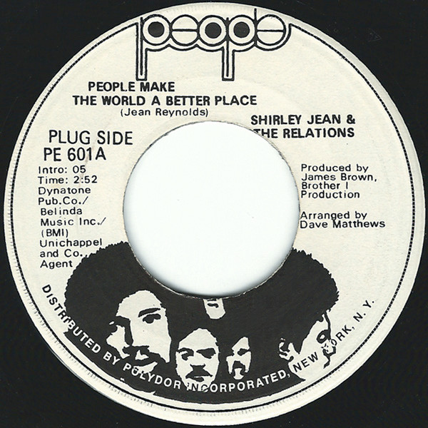 Shirley Jean & The Relations – People Make The World A Better 