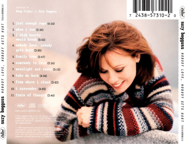 descargar álbum Suzy Bogguss - Nobody Love Nobody Gets Hurt