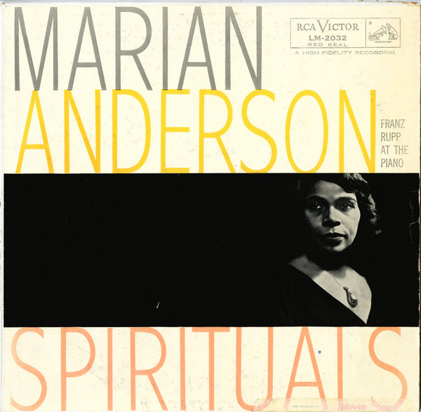 Marian Anderson With Franz Rupp – Spirituals 1956 Vinyl Discogs