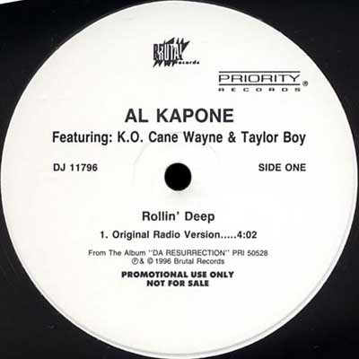 Al Kapone – Rollin' Deep (1996, Vinyl) - Discogs