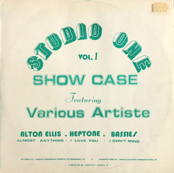 Studio One Showcase Volume One (Vinyl) - Discogs