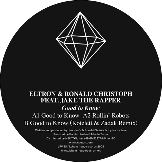 télécharger l'album Eltron & Ronald Christoph Feat Jake The Rapper - Good To Know