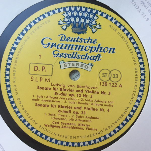 lataa albumi Ludwig Van Beethoven, Carl Seemann Wolfgang Schneiderhan - Violinsonaten Es Dur Op 12 Nr 3 A Moll Op 23 A Dur Op 30 Nr 1