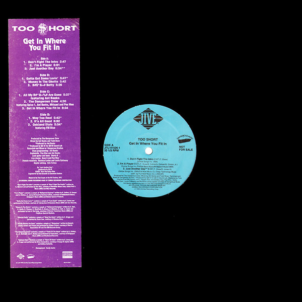Too $hort – Get In Where You Fit In (2018, Vinyl) - Discogs