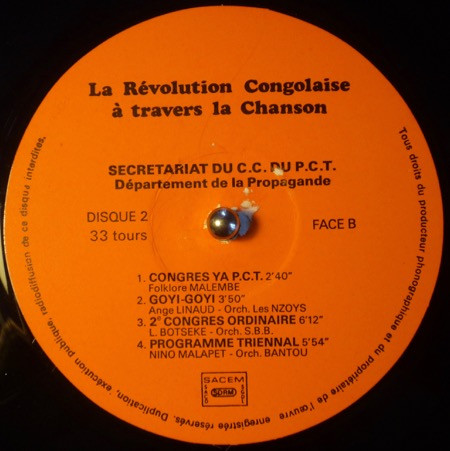 Album herunterladen Various - La Revolution Congolaise A Travers La Chanson