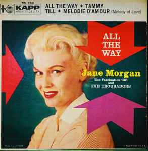 Jane Morgan - All The Way album cover