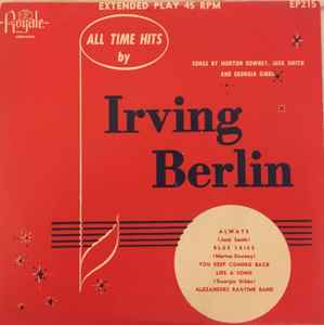 Morton Downey - All Time Hits By Irving Berlin album cover
