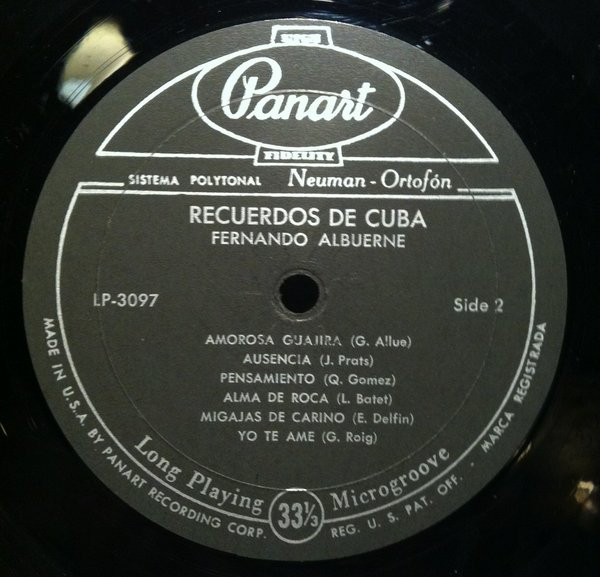 lataa albumi Fernando Albuerne Con El Trio Los Cubanitos - Recuerdos De Cuba