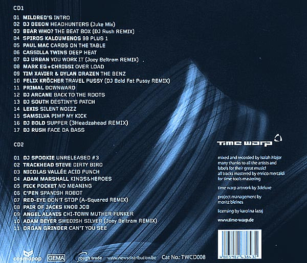 lataa albumi DJ Rush - Time Warp Compilation 08
