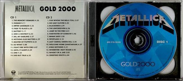 télécharger l'album Metallica - Gold 2000
