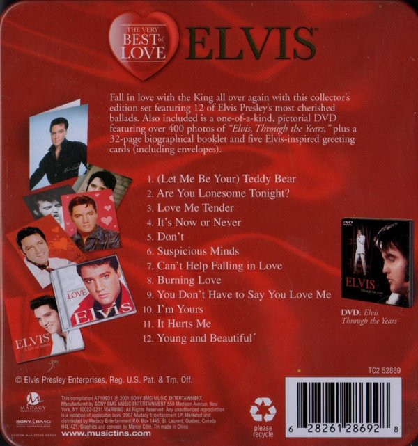 last ned album Elvis Presley - The Very Best Of Love Tin Box Set