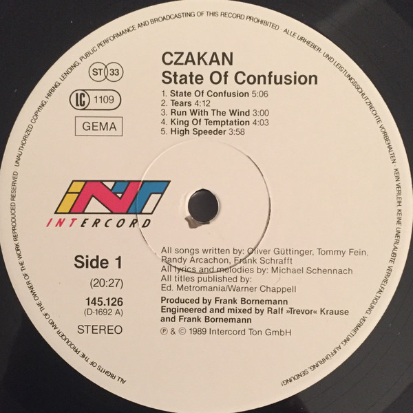 télécharger l'album Czakan - State Of Confusion