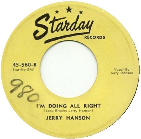 ladda ner album Jerry Hanson - Im Doing All Right Cry