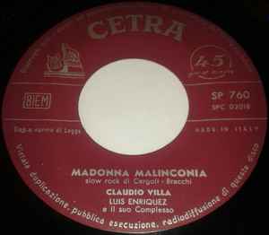 Claudio Villa - Madonna Malinconia album cover