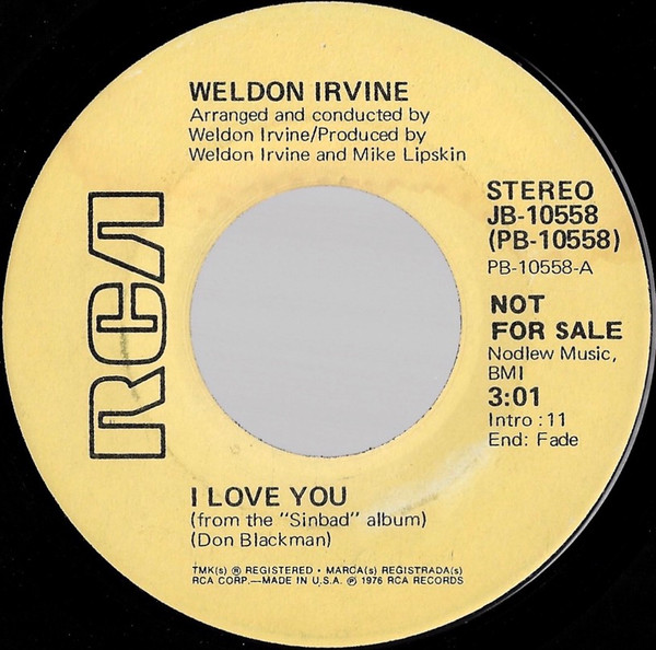 Weldon Irvine – I Love You / What's Goin' On? (1976, Vinyl) - Discogs