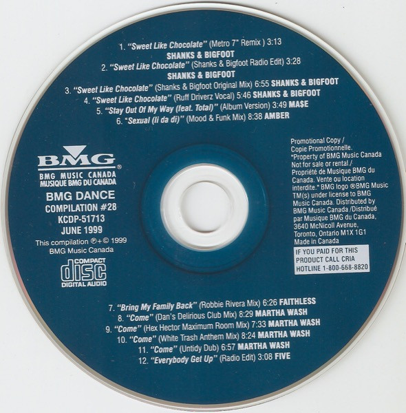 lataa albumi Various - BMG Dance Compilation 28