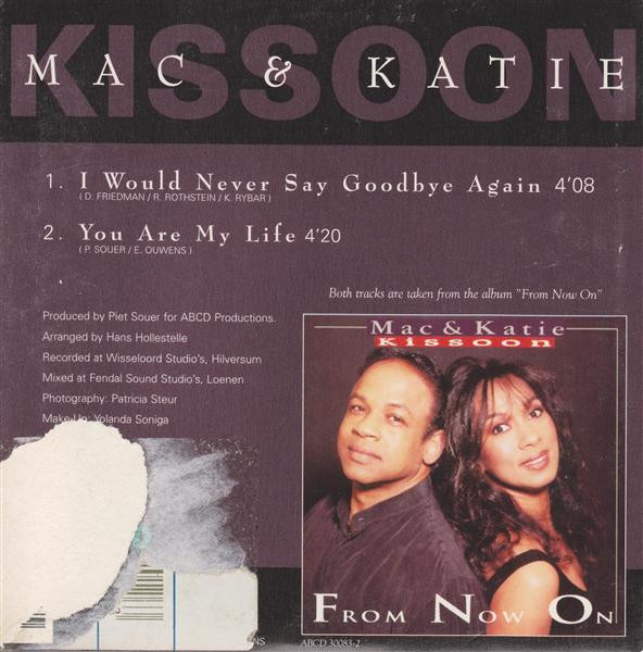 Album herunterladen Mac & Katie Kissoon - I Would Never Say Goodbye Again