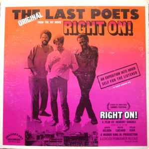 The Last Poets - Right On! (Original Soundtrack) album cover