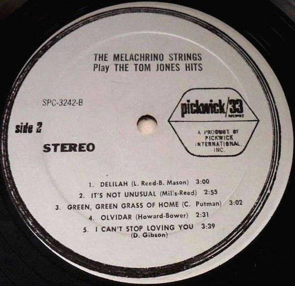 baixar álbum The Melachrino Strings - Play The Tom Jones Hits