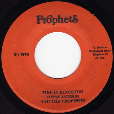 Vivian Jackson And The Prophets – Fire In Kingston (Vinyl) - Discogs