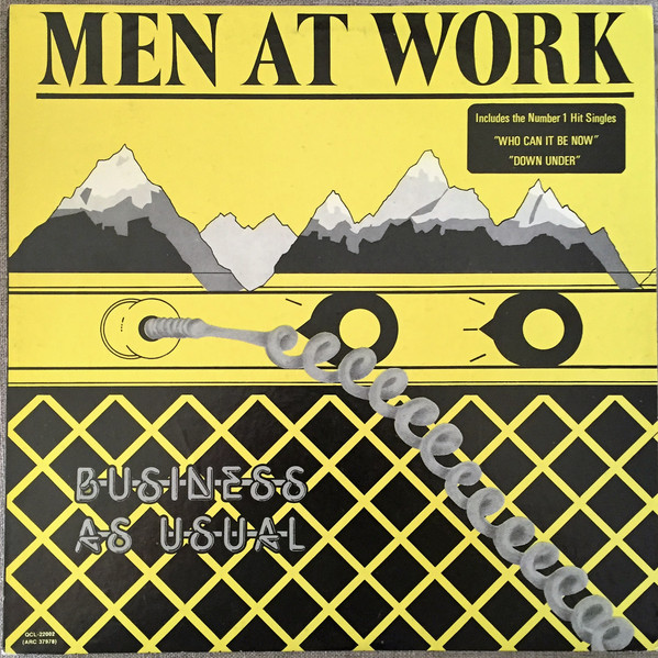 Men at Work BUSINESS AS USUAL オリジナル 1982 Vinyl Mint Like NEW