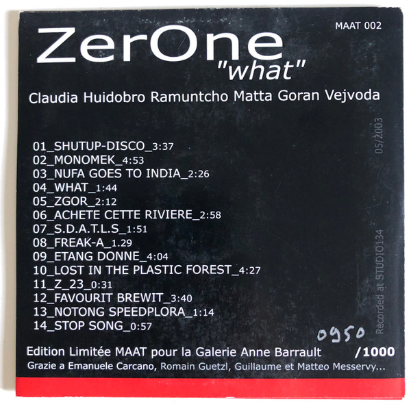 descargar álbum ZerOne - What