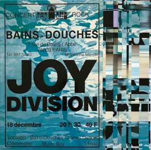 Pochette de l'album Joy Division - Les Bains Douches