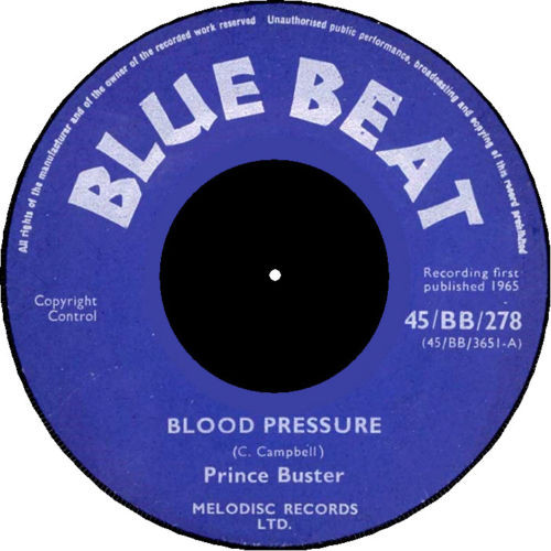 Prince Buster – Blood Pressure / Islam (1965, Vinyl) - Discogs