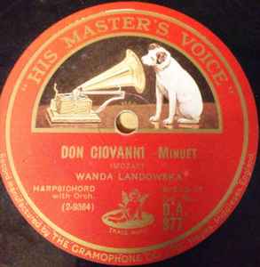 Wanda Landowska-Don Giovanni / Le Tambourin / Le Coucou copertina album