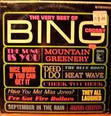 Bing Crosby - The Very Best Of Bing Crosby album cover