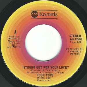 Four Tops - Strung Out For Your Love album cover