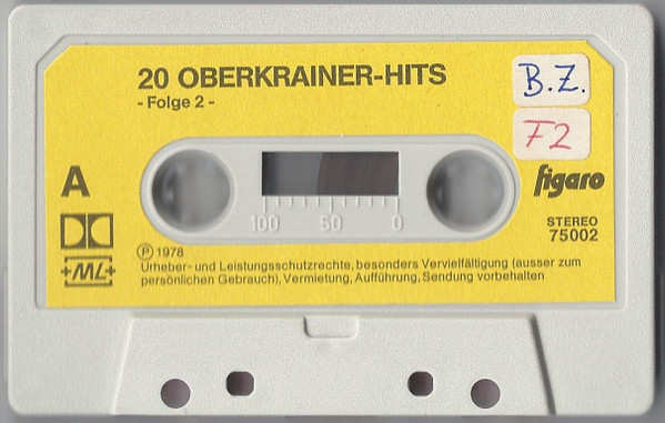 descargar álbum Unknown Artist - 20 Oberkrainer Hits Folge 2