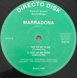 Marradonna - Out Of My Head album cover