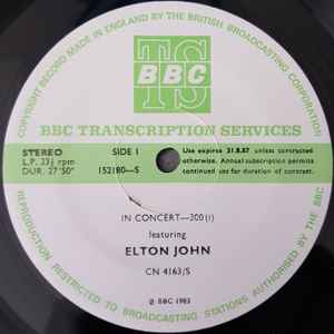 Elton John - In Concert-300 album cover
