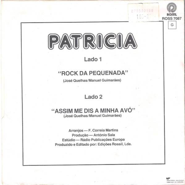 Album herunterladen Patricia - Rock Da Pequenada