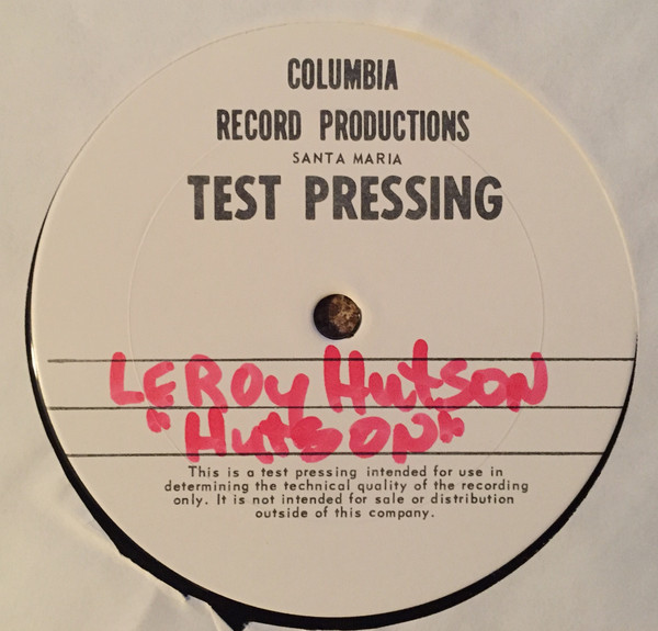 LeRoy Hutson – Hutson (1975, Vinyl) - Discogs