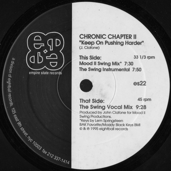 lataa albumi Download Chronic Chapter II - Keep On Pushing Harder album