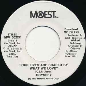 Odyssey – Our Lives Are Shaped By What We Love (1972, Vinyl) - Discogs