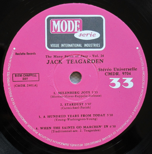 lataa albumi Jack Teagarden - The Many Faces Of Jazz Vol 24