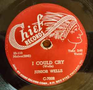 Junior Wells I Could Cry Cha Cha Cha In Blue 1958 Shellac