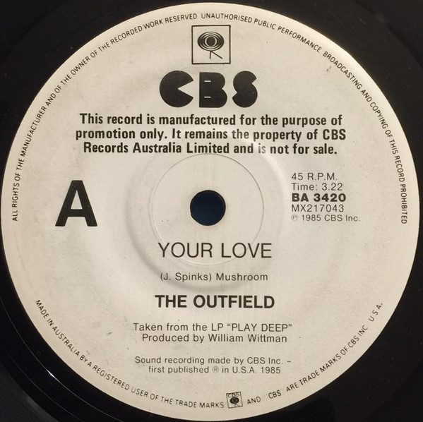 The Outfield Your Love (Tradução) 1985