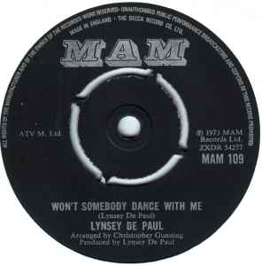 Lynsey De Paul - Won't Somebody Dance With Me