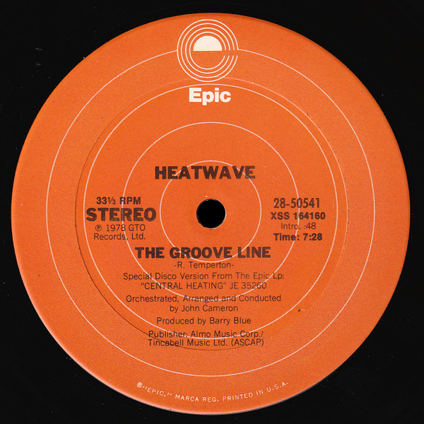 Heatwave – The Groove Line / Always And Forever (1978, Vinyl) - Discogs