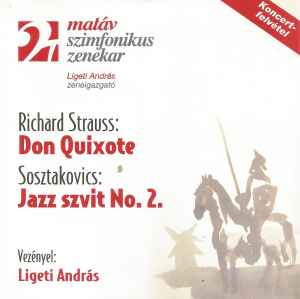 MATÁV Szimfónikus Zenekar - Don Quixote / Jazz Szvit No. 2. album cover