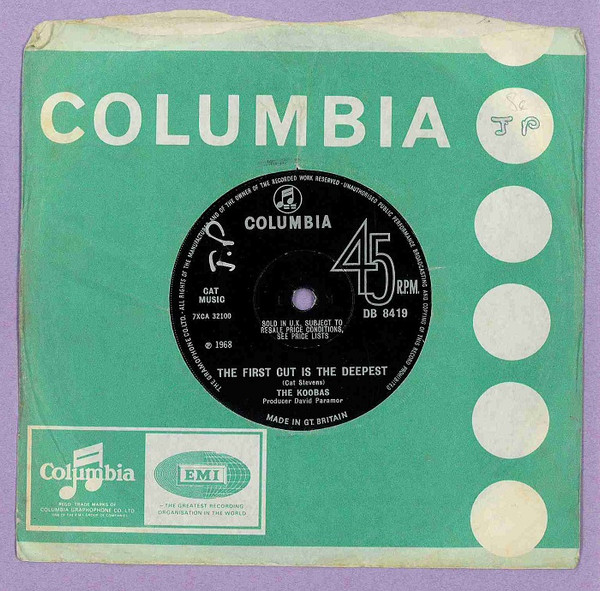 The Koobas – The First Cut Is The Deepest (1968, Solid center