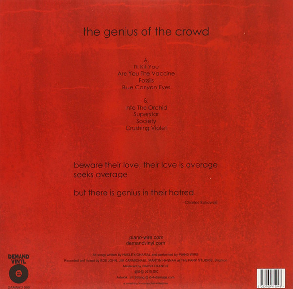 descargar álbum Piano Wire - The Genius Of The Crowd