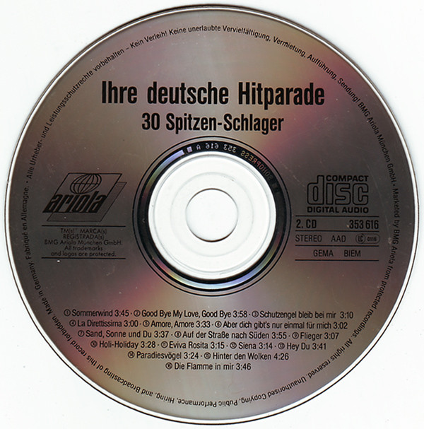 Album herunterladen Various - Ihre Deutsche Hitparade 30 Spitzen Schlager