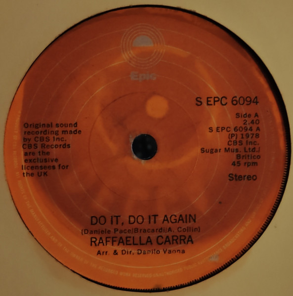 Raffaella Carrà - Do it, Do It Again, Releases