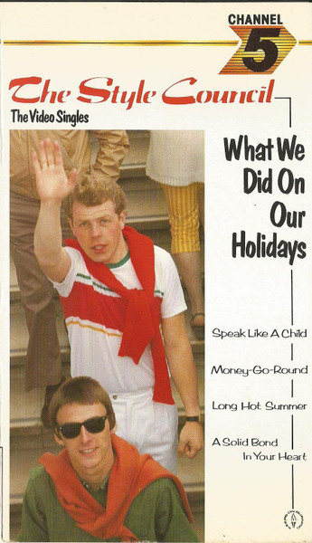 the style council what we did on our holidays video 