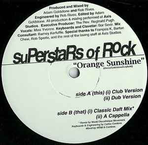 Superstars Of Rock - Orange Sunshine album cover